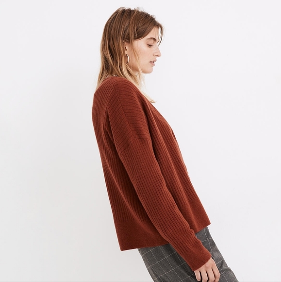 Madewell Cameron Ribbed Cardigan Sweater - Picture 9 of 11